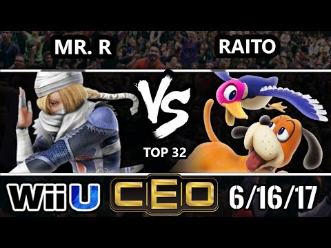 CEO 2017 Smash 4 - Mr. R (Sheik) vs Raito (Duck Hunt) Wii U Top 32
