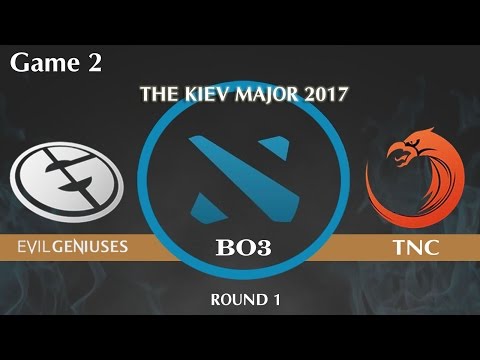 TNC vs EG Highlights Game 2, The KIEV Major 2017  - Main Event Round 1