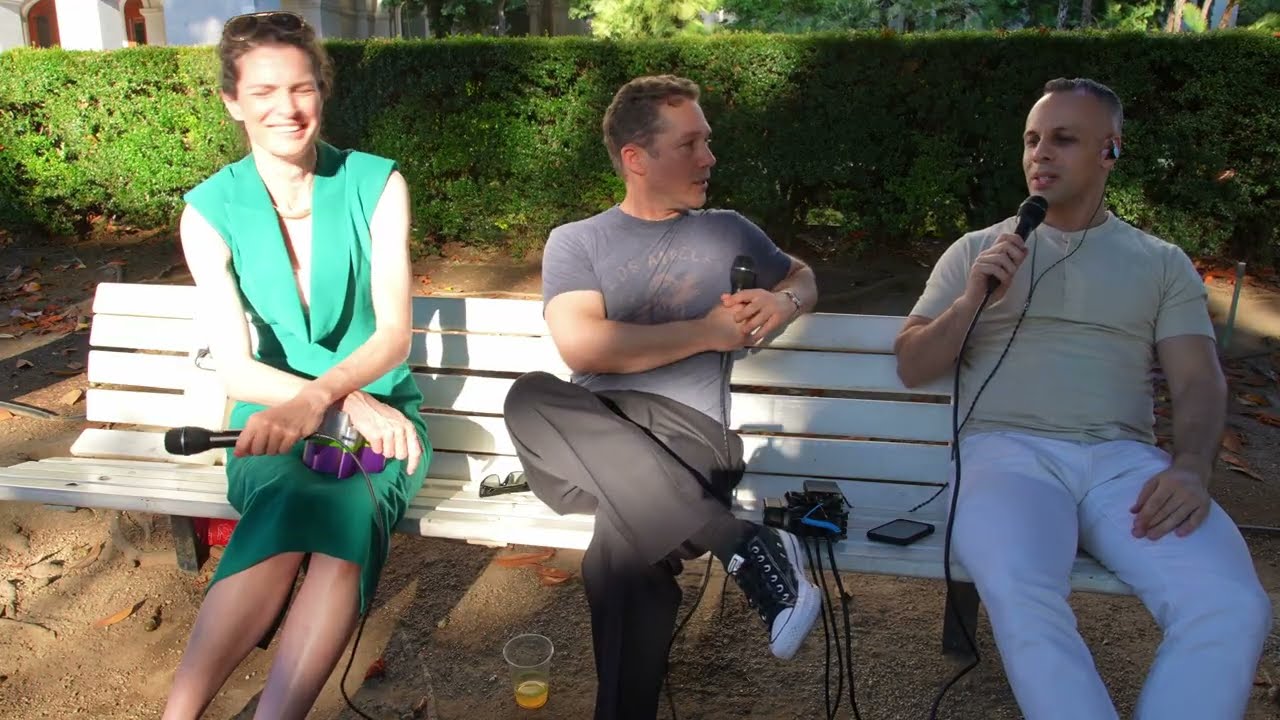 3D printer talk in the park with awesome people