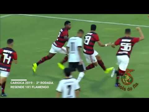 GOLS DO FLA: RESENDE 1X1 FLAMENGO - CARIOCA 2019 - 2º RODADA