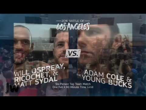 Will Ospreay,Ricochet,Matt Sydal vs Bullet Club