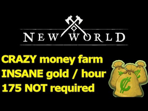 CRAZY MONEY FARM without 175 skills, INSANE GOLD PER HOUR