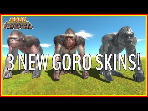 3 NEW GORO SKINS plus awesome skeleton parts! | Animal Revolt Battle Simulator