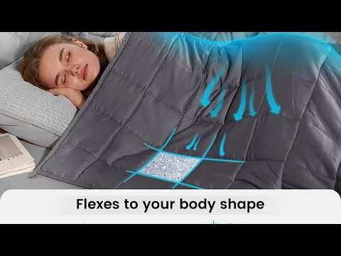 Sivio Weighted Blanket 5 lbs, Super Soft Crystal Velvet & Minky Dots Cartoon Patterns Reverise Heavy Throw, Heavy Blankets, 36 x 48 Inch Blue Dinosaur video review thumbnail