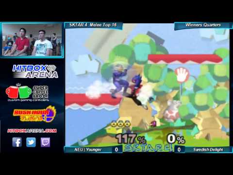 SKTAR 4 Melee Singles Swedish Delight (Sheik) vs NEU Younger (Falco) Winner's Quarters