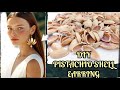 DIY Pistachio Shell Earrings Easy Sustainable Jewelry Tutorial Pista Shell Craft Idea Ep 154