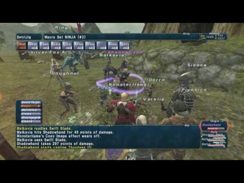 Final Fantasy XI Online: Wings of the Goddess Campaign Battle ~ TheMisFits Linkshell highlights