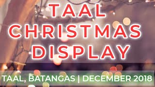 preview picture of video 'Taal Batangas Christmas Lights 2018'