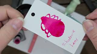 Rhodonite Ink Review LAMY Fountain Pen Ink
