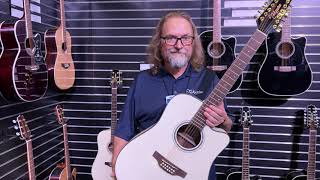 Video thumbnail for NAMM 2022 - Takamine GD35CE & GD35CE-12 in Pearl White by IhomiLA