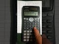 How To Solve Differentiation Using Calculator Casio Fx 991MS Viral Maths Casiocalculator