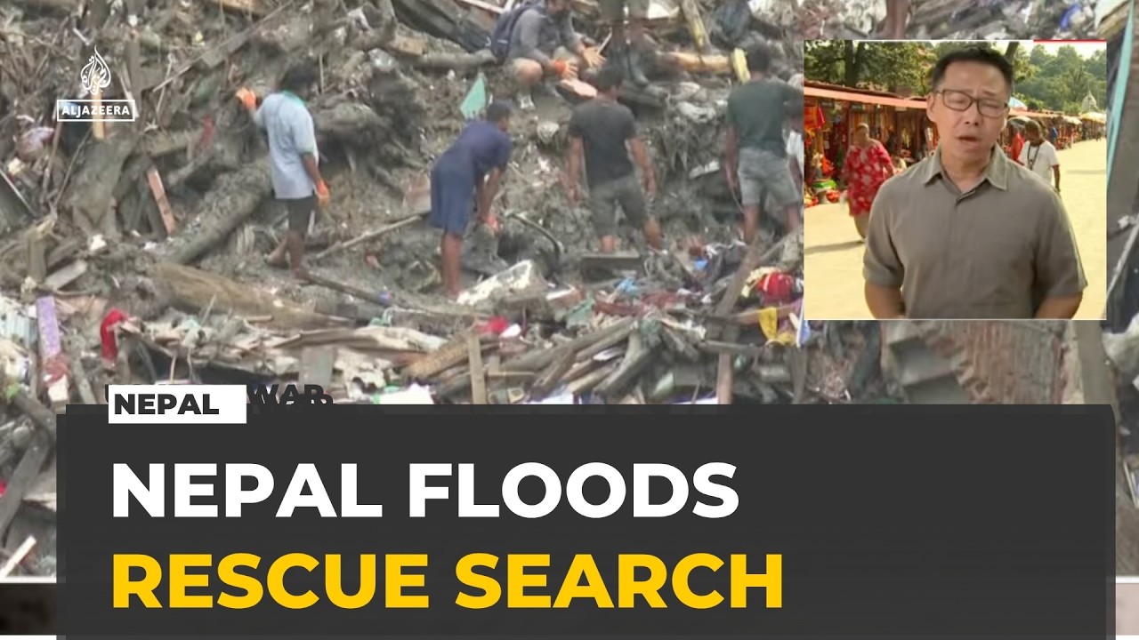 Nepal floods: International rescue teams search for hundreds still missing