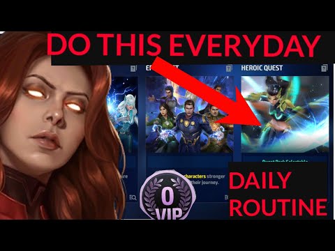 My MFF Daily Routine to Create Best F2P Account - F2P Day 66 - Marvel Future Fight