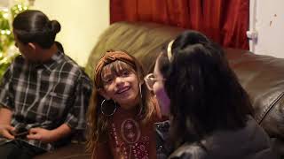 Southern Division gift giving with Officer Santiago