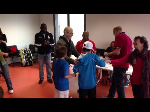 Remise des coupes finale Trophée Perrier 10 ans