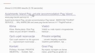 preview picture of video 'Apartments pag accommodation by MARICOM Travel agency'