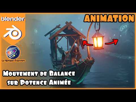 Tuto Blender FR n°131: Animation - Mouvement de Balance sur Potence #blendertricks #blendertutorial