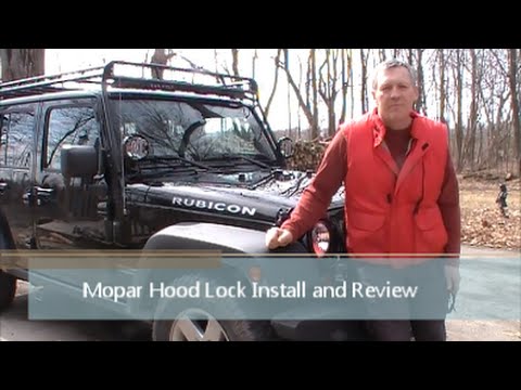 The Best Jeep Wrangler Hood Lock -  Mopar Hood Lock Install and Review