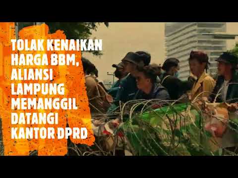 ALIANSI LAMPUNG MEMANGGIL DATANGI KANTOR DPRD