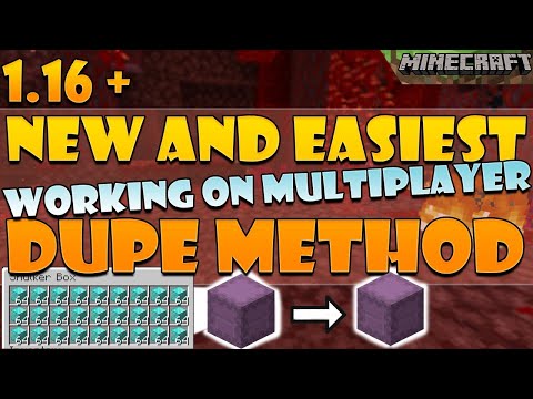 IcyRazor - NEW 1.16.2 Duplication Glitch for MULTIPLAYER Servers and Singleplayer in Minecraft 1.16 | Tutorial