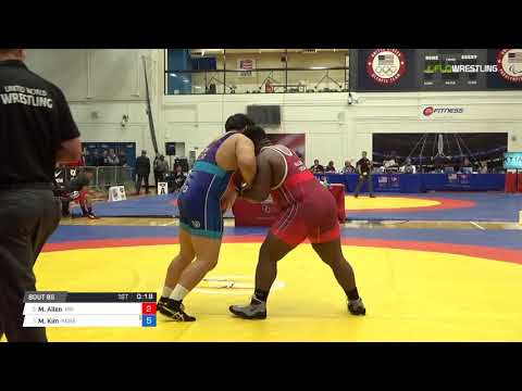 Greco-Roman 130 RR Rnd 3 - Malcolm Allen (MN) vs. Min Seok Kim (Kore)
