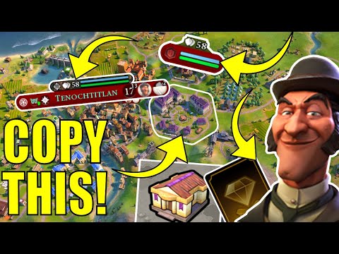 Civ 6 | This Is How Ursa Maximises His Settler Output! – (#2 Deity Aztec Civilization VI)
