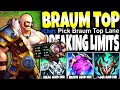 Chat asked me to play Braum Top vs Gwen, needed to have 500 Magic Resist just to handle Her!!!