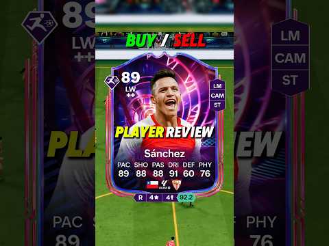 🇨🇱 89 ALEXIS SÁNCHEZ Review in FC26 - HE‘S BACK 🔥🚀 #fc26 #timewarp #sanchez #player #review #fut