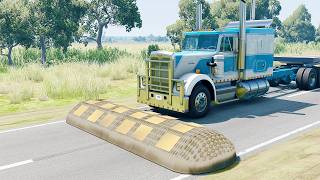 Download lagu Mobil vs Speed Bumps #24 - BeamNG Drive mp3