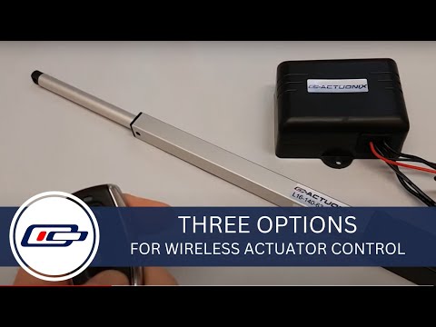 Three Options for Wireless Actuator Control