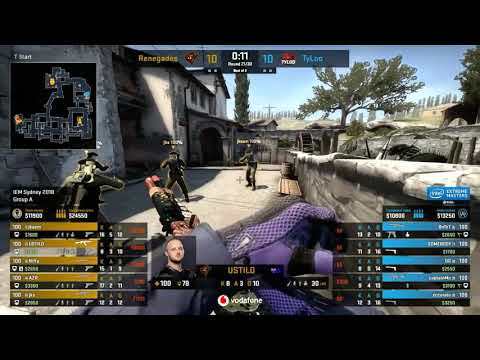 BnTeT ace against Renegades on ESL Sydney 2018