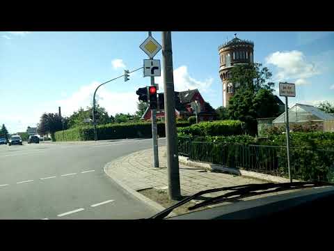 Wohnmobil Fahrt durch Malchin