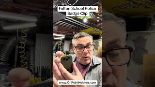 Fulton School Police Badge Clip