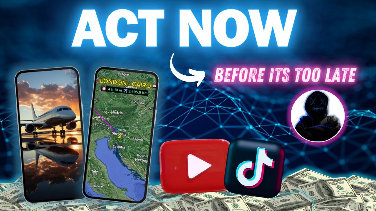 This Flight Videos Niche can Make upto $700 per Day (Youtube + Tiktok Niche)