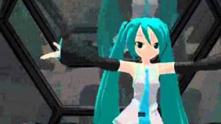 Bad Apple - Miku Hatsune [MMD]