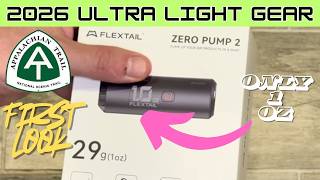 2026 Appalachian Trail Ultralight Gear Unboxing Flextail Zero Pump 2 and Zero Power Bank