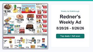 Redner's Weekly Ad (8/20/26 - 8/26/26) Best Deals