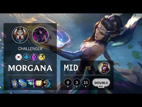 Morgana Mid vs Lulu - KR Challenger Patch 10.11