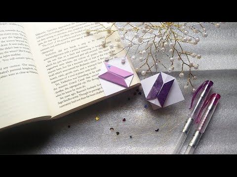 How To Fold BTS Logo Bookmark|BTS Paper Craft|Bookmark Idea|BTS Simple Craft Idea|BTS Logo| BTS 🌍💜