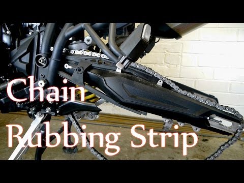 Tiger 800 - Chain Rubbing Strip Replace