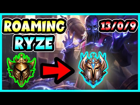 [Best Ryze NA] How To Roam & 1v9 as Ryze | Unranked to Challenger Smurf Queue