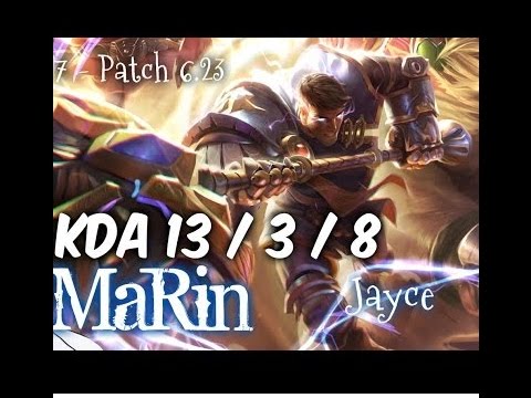 MaRin JAYCE vs POPPY Top   Patch 6 23 KR Ranked