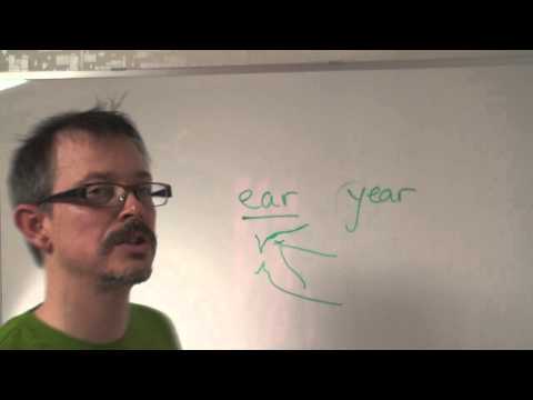ear VS year 미국발음 American Pronunciation.wmv