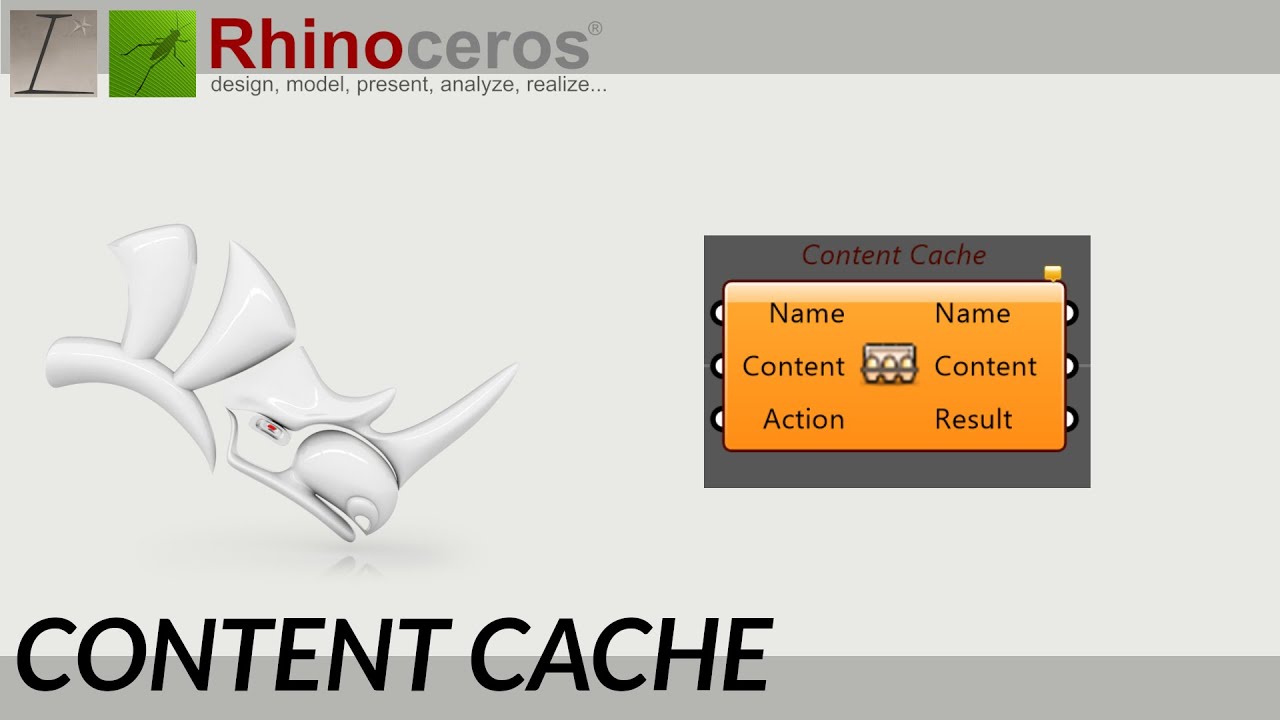 Content Cache - Grasshopper 1 - Rhino 8 - Component explained