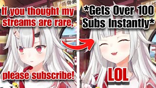 Ayame didn't expect this would get her that many subs [Hololive] 
