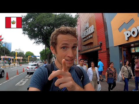 Walking Tour vlog of Miraflores | Peruvian Food + Ancient Ruins + Shopping | Lima, Peru 🇵🇪