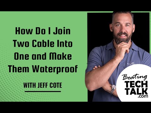 How Do I Join Two Cable Into One and Make Them Waterproof?