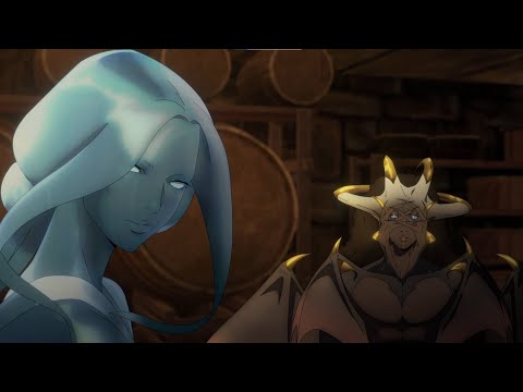 Captain of the national guard speaks to Edouard 「Castlevania: Nocturne」