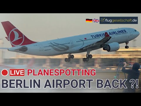 Airport BERLIN 🇩🇪 LIVEstream | An- und Abflüge wieder im Normalmodus? | Samstag 7.2.2026