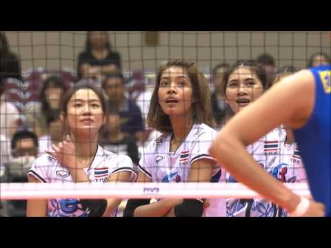 Volleyball: Thailand rejoice after thrilling win over Brazil (GP2017)